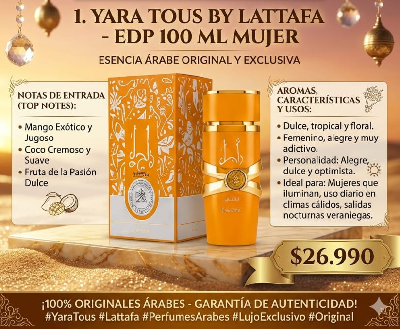 Lattafa Yara Tous Mujer EDP - 100ml
