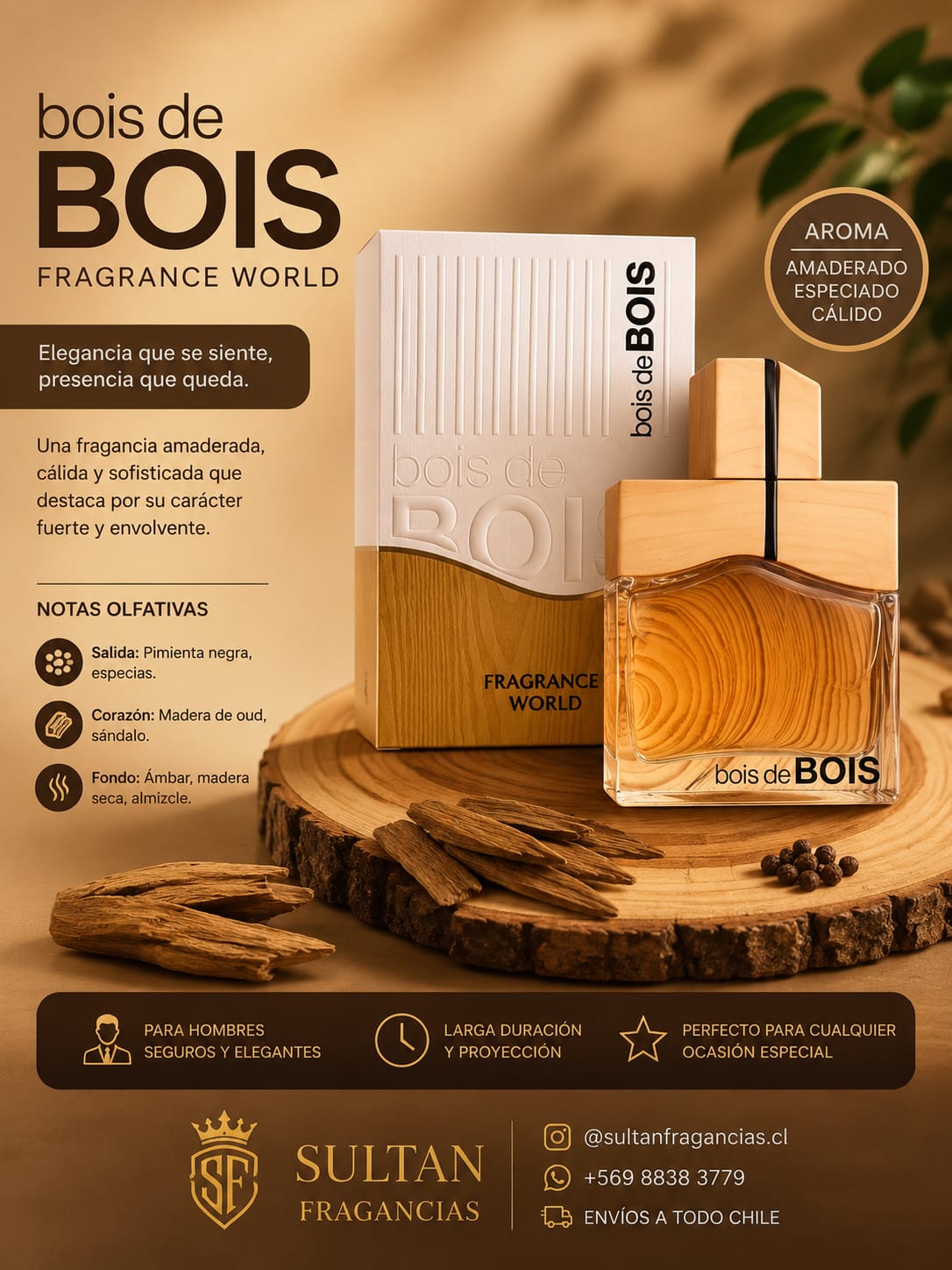 🌲✨ Bois de Bois by Fragrance World ✨🌲