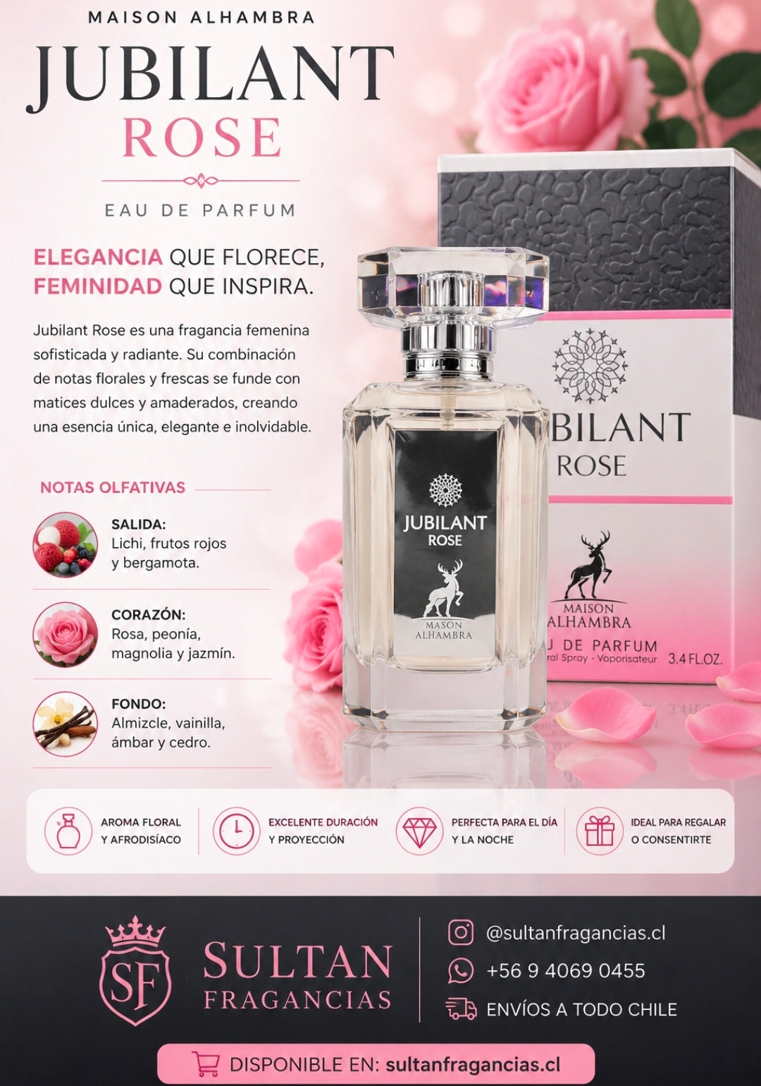 🌹 Jubilant Rose – Maison Alhambra 🌹